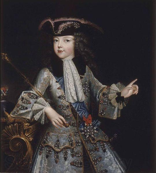 unknow artist Portrait of a young Louis XV of France Spain oil painting art